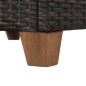 4-tlg. Garten-Lounge-Set mit Auflagen Poly Rattan Braun 4-tlg. Garten-Lounge-Set mit Auflagen Poly Rattan Braun