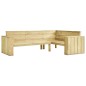 vidaXL 2-tlg. Garten-Lounge-Set mit Kissen Kiefernholz Imprägniert vidaXL 2-tlg. Garten-Lounge-Set mit Kissen Kiefernholz Imprägniert