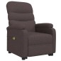 vidaXL Massagesessel mit Aufstehhilfe Dunkelbraun Stoff vidaXL Massagesessel mit Aufstehhilfe Dunkelbraun Stoff