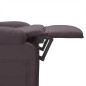 vidaXL Massagesessel mit Aufstehhilfe Dunkelbraun Stoff vidaXL Massagesessel mit Aufstehhilfe Dunkelbraun Stoff