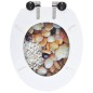 vidaXL Toilettensitze 2 Stk. Soft-Close-Deckel MDF Kiesel-Design vidaXL Toilettensitze 2 Stk. Soft-Close-Deckel MDF Kiesel-Design