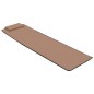 Klappbare Strandmatte 2 Stk. Stahl und Stoff Braun Klappbare Strandmatte 2 Stk. Stahl und Stoff Braun