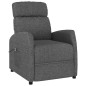 vidaXL Relaxsessel Elektrisch Dunkelgrau Stoff vidaXL Relaxsessel Elektrisch Dunkelgrau Stoff