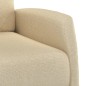vidaXL Massagesessel Creme Stoff vidaXL Massagesessel Creme Stoff