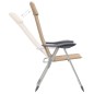 Campingstühle 2 Stk. Creme 58 x 69 x 111 cm Aluminium Campingstühle 2 Stk. Creme 58 x 69 x 111 cm Aluminium