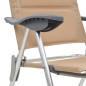 Campingstühle 2 Stk. Creme 58 x 69 x 111 cm Aluminium Campingstühle 2 Stk. Creme 58 x 69 x 111 cm Aluminium