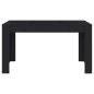vidaXL Esstisch Schwarz 140x74,5x76 cm Holzwerkstoff vidaXL Esstisch Schwarz 140x74,5x76 cm Holzwerkstoff
