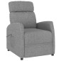 vidaXL Relaxsessel Elektrisch Hellgrau Stoff vidaXL Relaxsessel Elektrisch Hellgrau Stoff