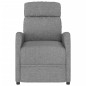 vidaXL Relaxsessel Elektrisch Hellgrau Stoff vidaXL Relaxsessel Elektrisch Hellgrau Stoff
