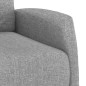 vidaXL Relaxsessel Elektrisch Hellgrau Stoff vidaXL Relaxsessel Elektrisch Hellgrau Stoff