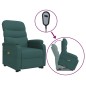 vidaXL Massagesessel mit Aufstehhilfe Dunkelgrün Stoff vidaXL Massagesessel mit Aufstehhilfe Dunkelgrün Stoff