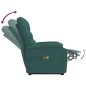 vidaXL Massagesessel mit Aufstehhilfe Dunkelgrün Stoff vidaXL Massagesessel mit Aufstehhilfe Dunkelgrün Stoff