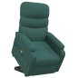 vidaXL Massagesessel mit Aufstehhilfe Dunkelgrün Stoff vidaXL Massagesessel mit Aufstehhilfe Dunkelgrün Stoff