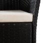 vidaXL 9-tlg. Garten-Essgruppe Poly Rattan Schwarz und Braun vidaXL 9-tlg. Garten-Essgruppe Poly Rattan Schwarz und Braun