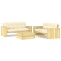 vidaXL 3-tlg. Garten-Lounge-Set mit Kissen Kiefernholz Imprägniert vidaXL 3-tlg. Garten-Lounge-Set mit Kissen Kiefernholz Imprägniert