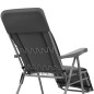 vidaXL Klappbare Gartenstühle mit Polstern 2 Stk. Grau vidaXL Klappbare Gartenstühle mit Polstern 2 Stk. Grau