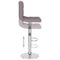 vidaXL Barhocker 2 Stk. Taupe Stoff vidaXL Barhocker 2 Stk. Taupe Stoff