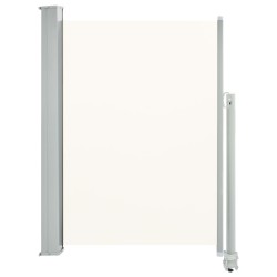 vidaXL Ausziehbare Seitenmarkise 100 x 300 cm Creme