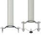 vidaXL Ausziehbare Seitenmarkise 100 x 300 cm Creme vidaXL Ausziehbare Seitenmarkise 100 x 300 cm Creme