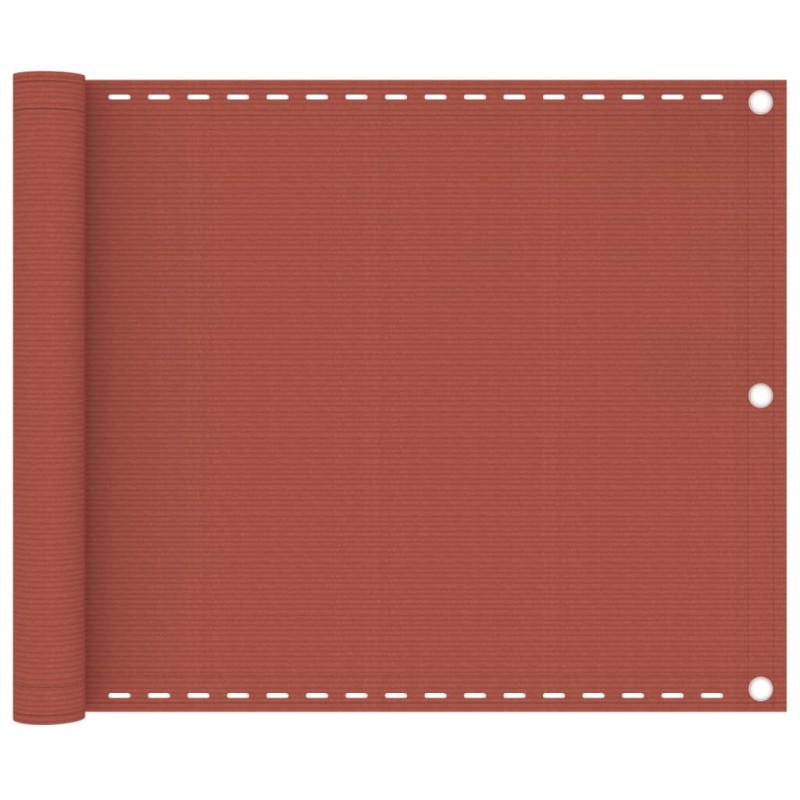 vidaXL Balkon-Sichtschutz Terracotta-Rot 75x600 cm HDPE vidaXL Balkon-Sichtschutz Terracotta-Rot 75x600 cm HDPE
