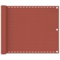 vidaXL Balkon-Sichtschutz Terracotta-Rot 75x600 cm HDPE vidaXL Balkon-Sichtschutz Terracotta-Rot 75x600 cm HDPE