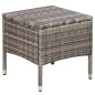 vidaXL 3-tlg. Bistro-Set Poly Rattan Grau vidaXL 3-tlg. Bistro-Set Poly Rattan Grau