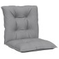 vidaXL Gartenstuhlauflagen für Niedriglehner 2 Stk. Grau 100x50x7 cm vidaXL Gartenstuhlauflagen für Niedriglehner 2 Stk. Grau 100x50x7 cm