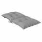 vidaXL Gartenstuhlauflagen für Niedriglehner 2 Stk. Grau 100x50x7 cm vidaXL Gartenstuhlauflagen für Niedriglehner 2 Stk. Grau 100x50x7 cm