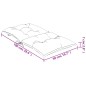 vidaXL Gartenstuhlauflagen für Niedriglehner 2 Stk. Grau 100x50x7 cm vidaXL Gartenstuhlauflagen für Niedriglehner 2 Stk. Grau 100x50x7 cm