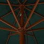 vidaXL Sonnenschirm mit Holzmast 330 cm Grün vidaXL Sonnenschirm mit Holzmast 330 cm Grün