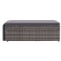 vidaXL 2-tlg. Garten-Lounge-Set mit Auflagen Poly Rattan Grau vidaXL 2-tlg. Garten-Lounge-Set mit Auflagen Poly Rattan Grau