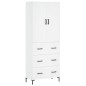 Highboard Weiß 69,5x34x180 cm Holzwerkstoff Highboard Weiß 69,5x34x180 cm Holzwerkstoff