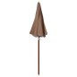 vidaXL Sonnenschirm mit Stahlmast 180 cm Taupe vidaXL Sonnenschirm mit Stahlmast 180 cm Taupe