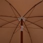 vidaXL Sonnenschirm mit Stahlmast 180 cm Taupe vidaXL Sonnenschirm mit Stahlmast 180 cm Taupe