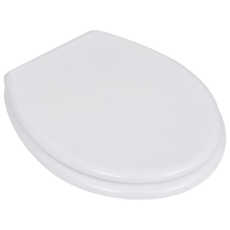 vidaXL Toilettensitze mit Deckel 2 Stk. MDF Weiß