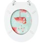 vidaXL Toilettensitze mit Deckel 2 Stk. MDF Flamingo-Design vidaXL Toilettensitze mit Deckel 2 Stk. MDF Flamingo-Design