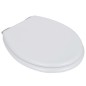 vidaXL Toilettensitze 2 Stk. mit Absenkautomatik MDF Weiß vidaXL Toilettensitze 2 Stk. mit Absenkautomatik MDF Weiß