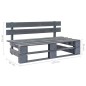 vidaXL 4-tlg. Paletten-Lounge-Set Grau Imprägniertes Kiefernholz vidaXL 4-tlg. Paletten-Lounge-Set Grau Imprägniertes Kiefernholz