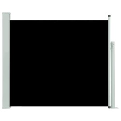 vidaXL Ausziehbare Seitenmarkise 100×300 cm Schwarz