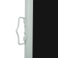 vidaXL Ausziehbare Seitenmarkise 100×300 cm Schwarz vidaXL Ausziehbare Seitenmarkise 100×300 cm Schwarz