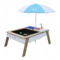 AXI Sand- und Wassertisch Linda mit Spielküche Braun und Weiß AXI Sand- und Wassertisch Linda mit Spielküche Braun und Weiß
