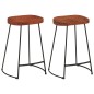 vidaXL Gavin Barhocker 2 Stk. 45x40x63 cm Massivholz Mango vidaXL Gavin Barhocker 2 Stk. 45x40x63 cm Massivholz Mango