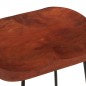 vidaXL Gavin Barhocker 2 Stk. 45x40x63 cm Massivholz Mango vidaXL Gavin Barhocker 2 Stk. 45x40x63 cm Massivholz Mango