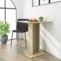 vidaXL Bistrotisch Sonoma-Eiche 60x60x75 cm Holzwerkstoff vidaXL Bistrotisch Sonoma-Eiche 60x60x75 cm Holzwerkstoff
