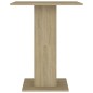 vidaXL Bistrotisch Sonoma-Eiche 60x60x75 cm Holzwerkstoff vidaXL Bistrotisch Sonoma-Eiche 60x60x75 cm Holzwerkstoff