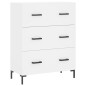 Highboard Weiß 69,5x34x180 cm Holzwerkstoff Highboard Weiß 69,5x34x180 cm Holzwerkstoff