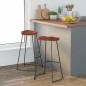 vidaXL Gavin Barhocker 2 Stk. 50x40x78 cm Massivholz Mango vidaXL Gavin Barhocker 2 Stk. 50x40x78 cm Massivholz Mango