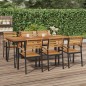 vidaXL Gartentisch Haarnadel-Tischbeine 200x90x75 cm Akazie Massivholz vidaXL Gartentisch Haarnadel-Tischbeine 200x90x75 cm Akazie Massivholz