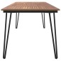 vidaXL Gartentisch Haarnadel-Tischbeine 200x90x75 cm Akazie Massivholz vidaXL Gartentisch Haarnadel-Tischbeine 200x90x75 cm Akazie Massivholz
