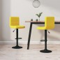 vidaXL Barhocker 2 Stk. Senfgelb Samt vidaXL Barhocker 2 Stk. Senfgelb Samt